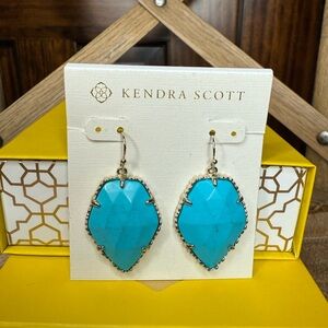 Kendra Scott Blue Statement Earrings